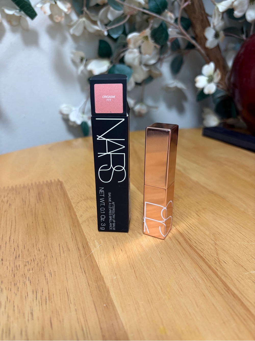Nars Afterglow Lip Balm ORGASM 777 - Full Sz 0.1oz, ORIGINAL, BNIB, AUTHENTIC